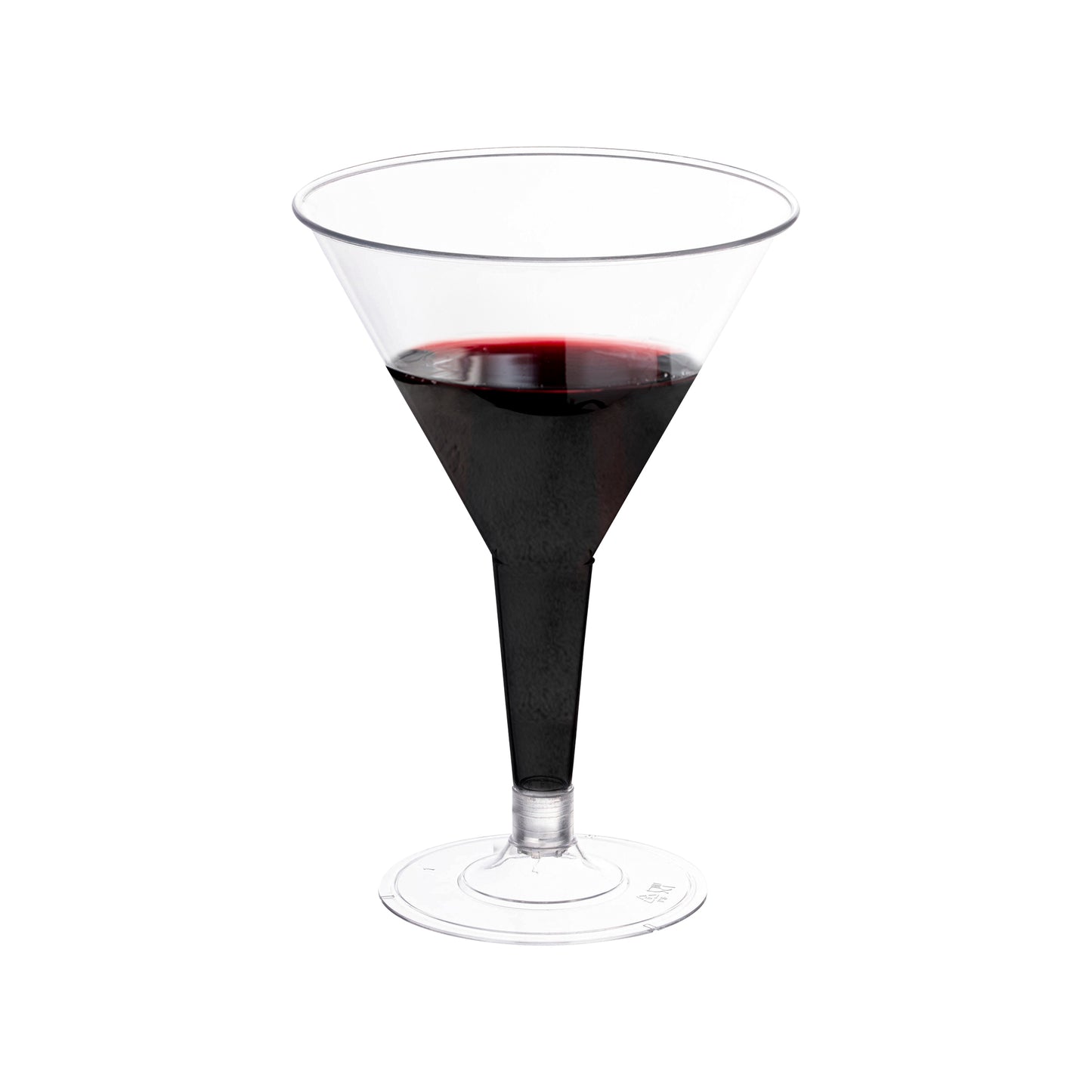6 oz. Clear Disposable Plastic Martini Glasses