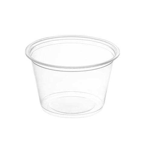Clear Plastic Disposable Portion / Souffle Cups 4oz