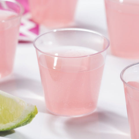 1 oz. Clear Disposable Plastic Shot Glasses
