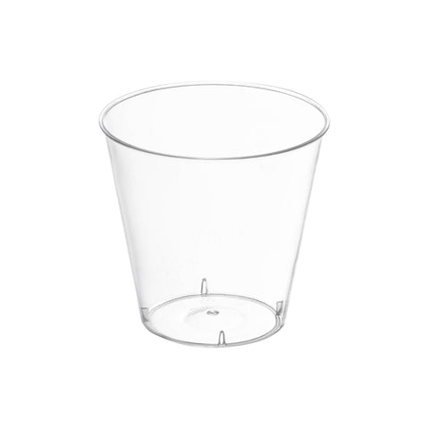1 oz. Clear Disposable Plastic Shot Glasses