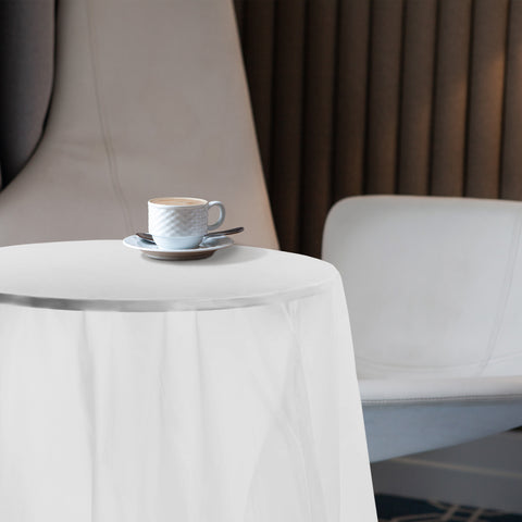 Clear Round Plastic Tablecloths (84
