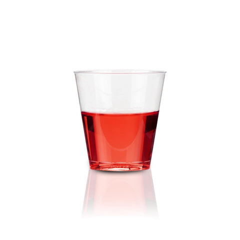 2 oz. Clear Round Disposable Plastic Shot Glasses