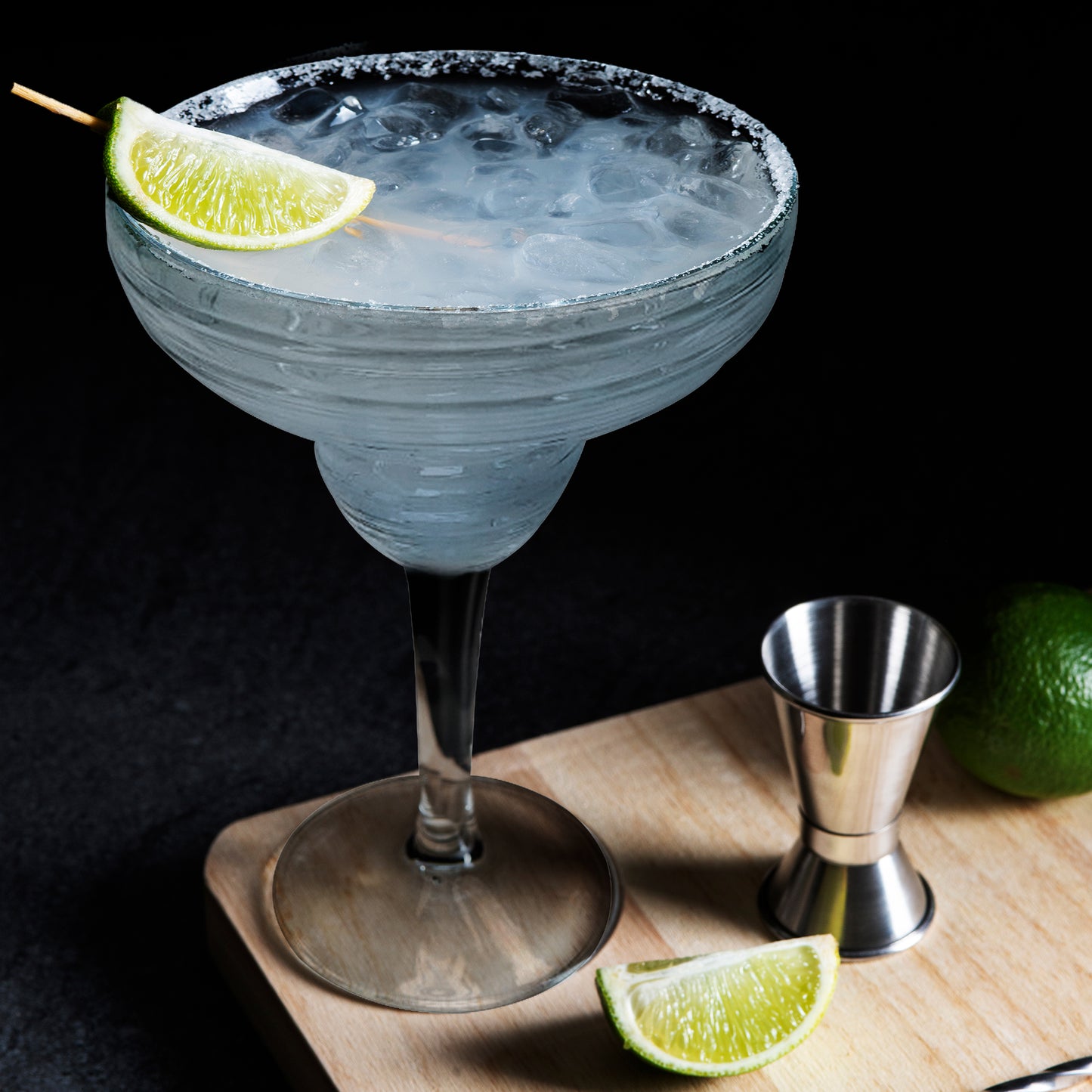 14 oz Clear Spiral Margarita Plastic Goblets