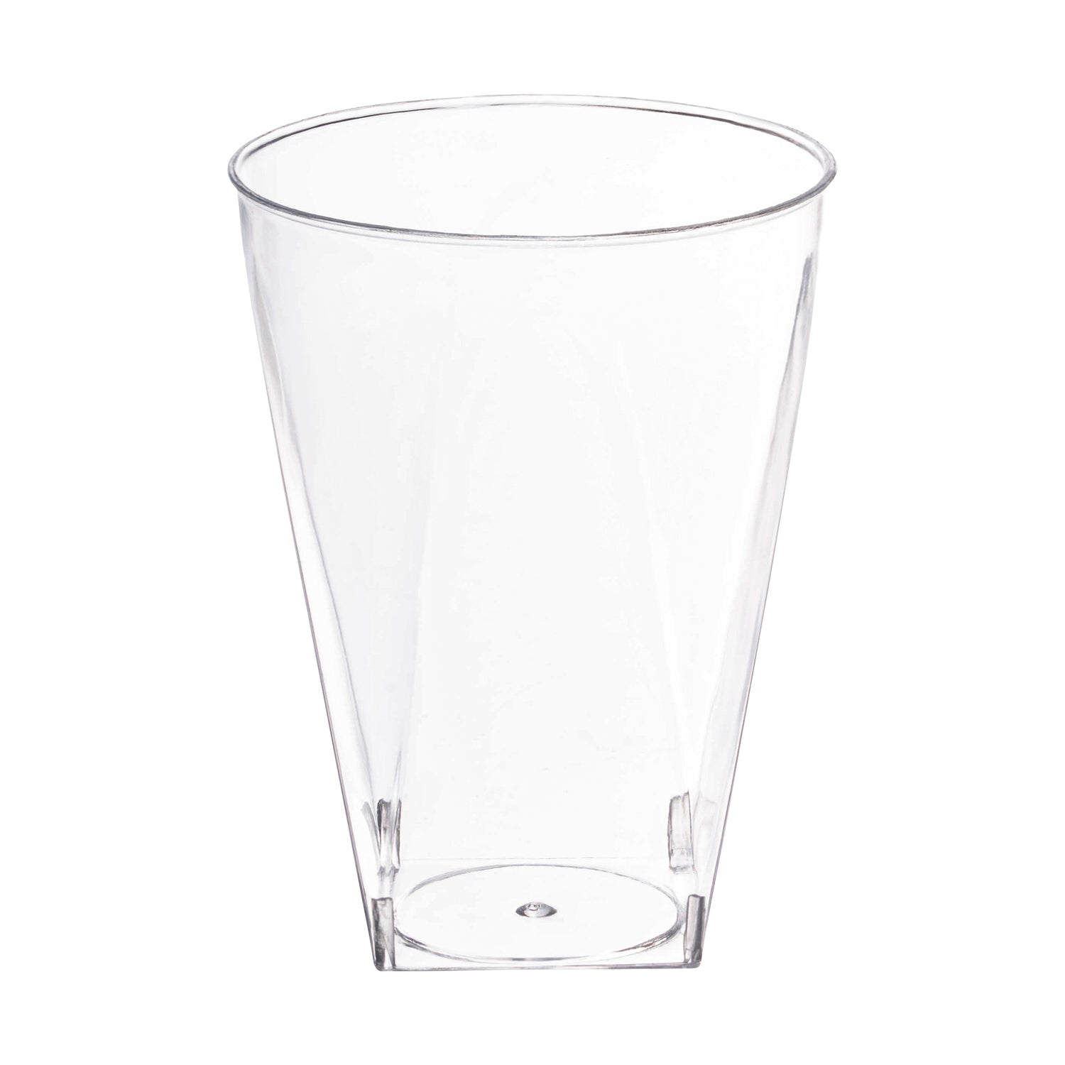 10 oz. Clear Square Bottom Disposable Plastic Cups Main | The Kaya Collection