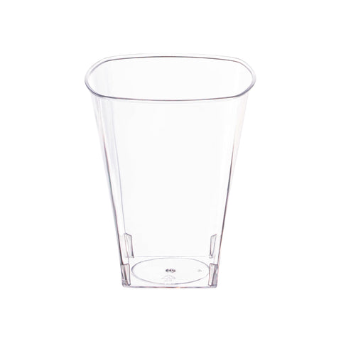 8 oz. Clear Square Disposable Plastic Cups