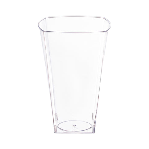 10 oz. Clear Square Disposable Plastic Cups