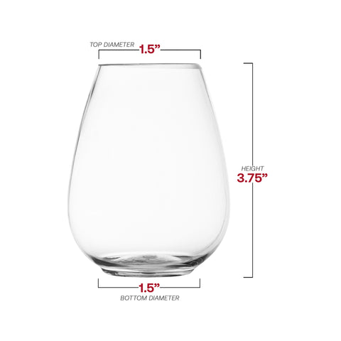 4 oz. Clear Stemless Disposable Plastic Mini Goblets