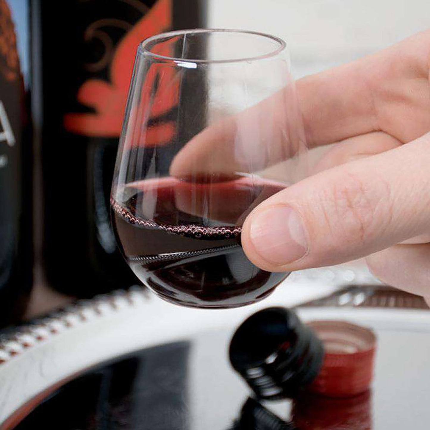 4 oz. Clear Stemless Disposable Plastic Mini Goblets