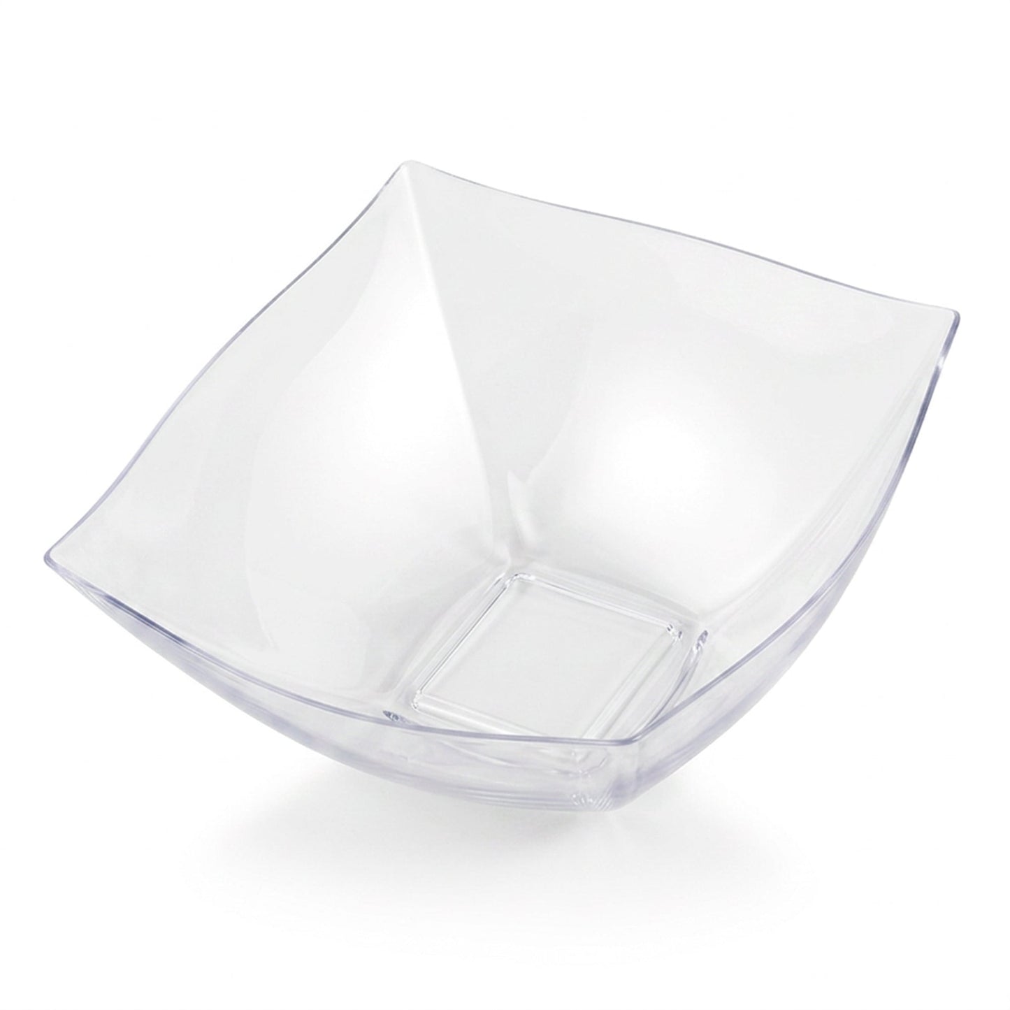 32 oz Clear Wave Square Bowls