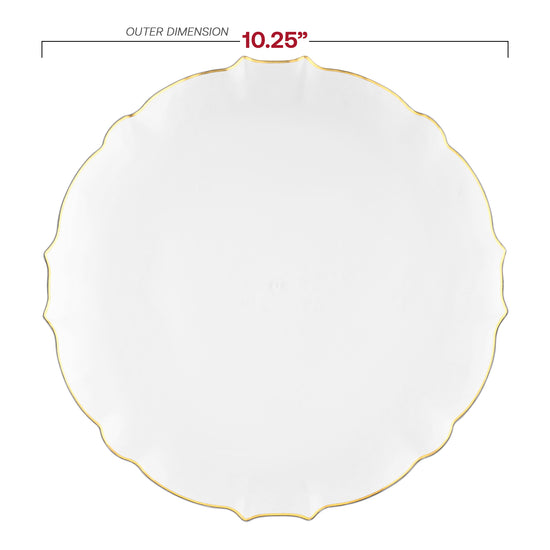 Plastic Plate Clear Round Lotus Dinner Plates Kaya Collection The