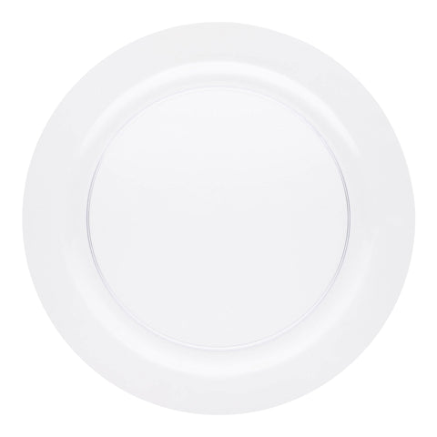 Clear Economy Round Plastic Appetizer/Salad Plates (7.5