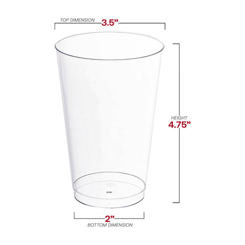 14 oz. Clear Disposable Plastic Tumblers