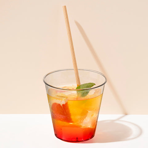 9 oz. Fancy Crystal Clear Disposable Plastic Party Cups