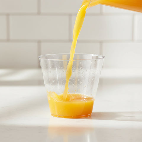 9 oz. Fancy Crystal Clear Disposable Plastic Party Cups