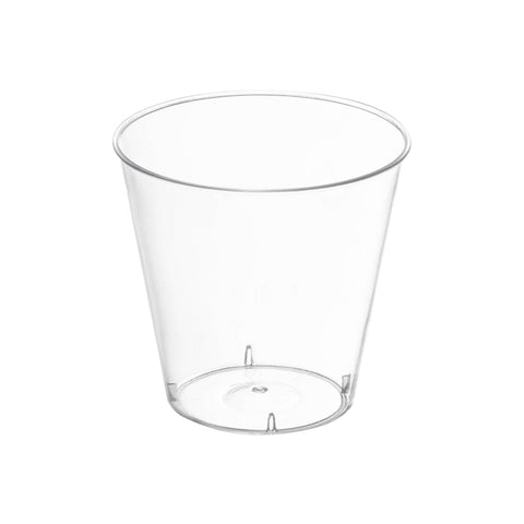 9 oz. Fancy Crystal Clear Disposable Plastic Party Cups