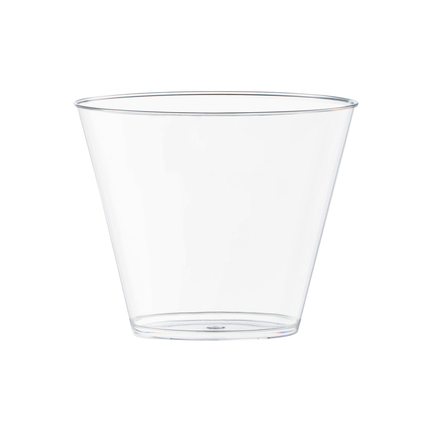 9 oz. Fancy Crystal Clear Disposable Plastic Party Cups