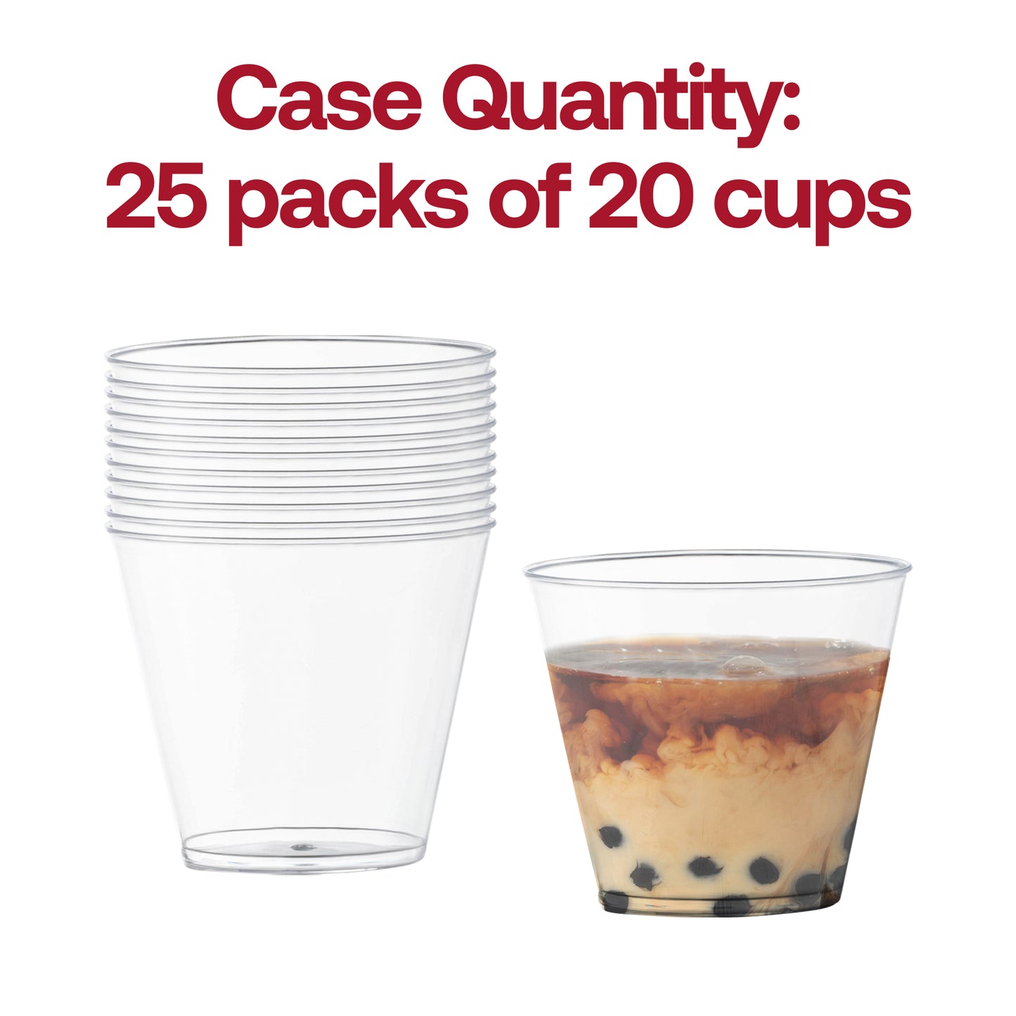 5 oz. Crystal Clear Disposable Plastic Party Cups