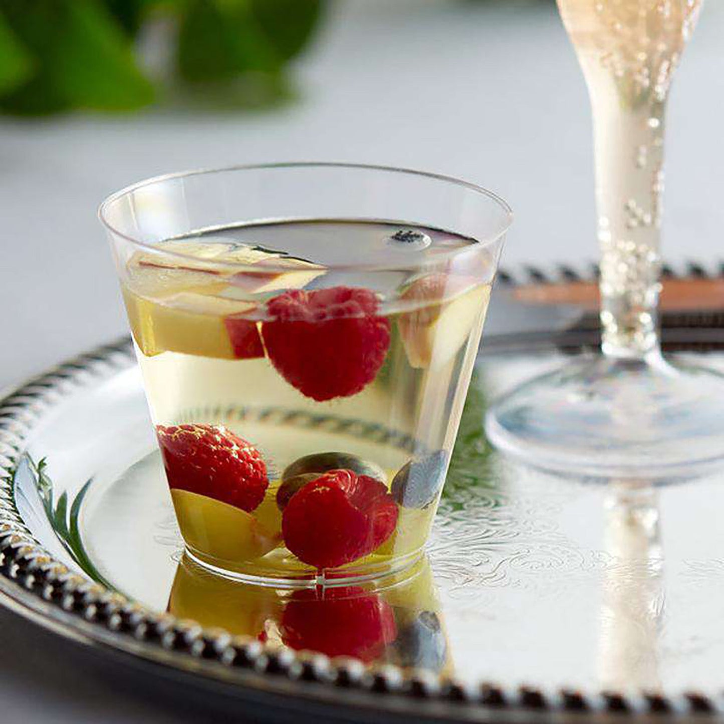 5 oz. Crystal Clear Disposable Plastic Party Cups
