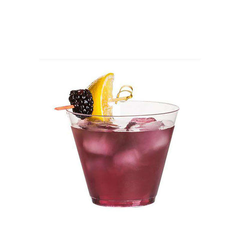 9 oz. Fancy Crystal Clear Disposable Plastic Party Cups