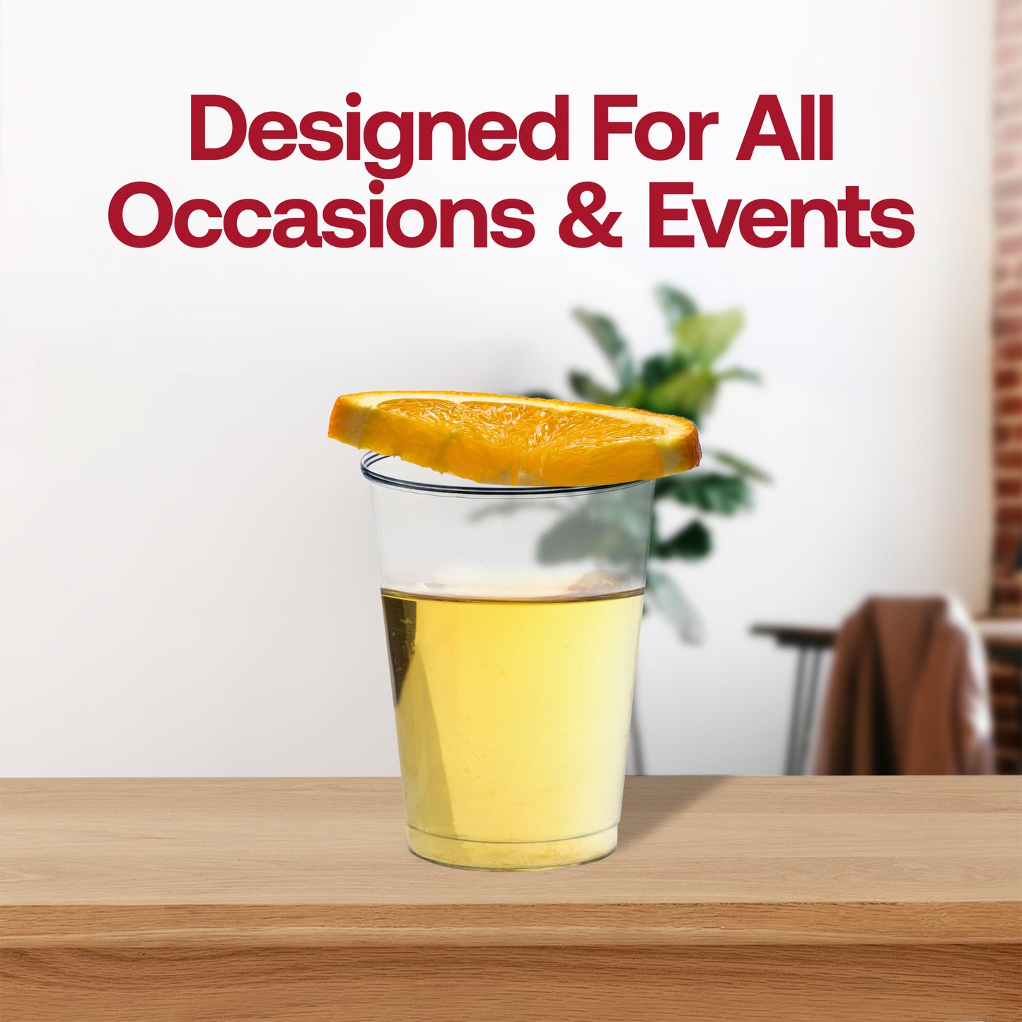 7 oz. Clear Round Disposable Plastic Cups