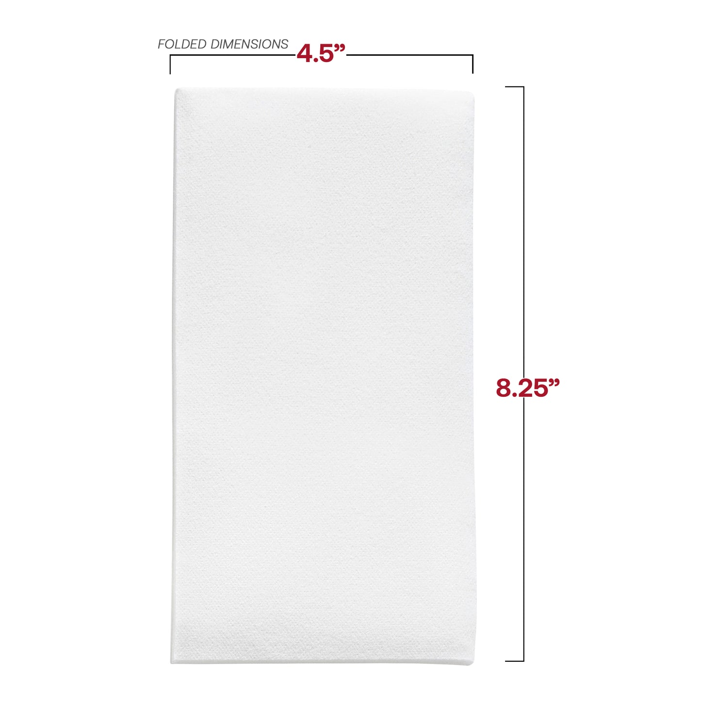 White Premium Linen-Like Paper Buffet Napkins