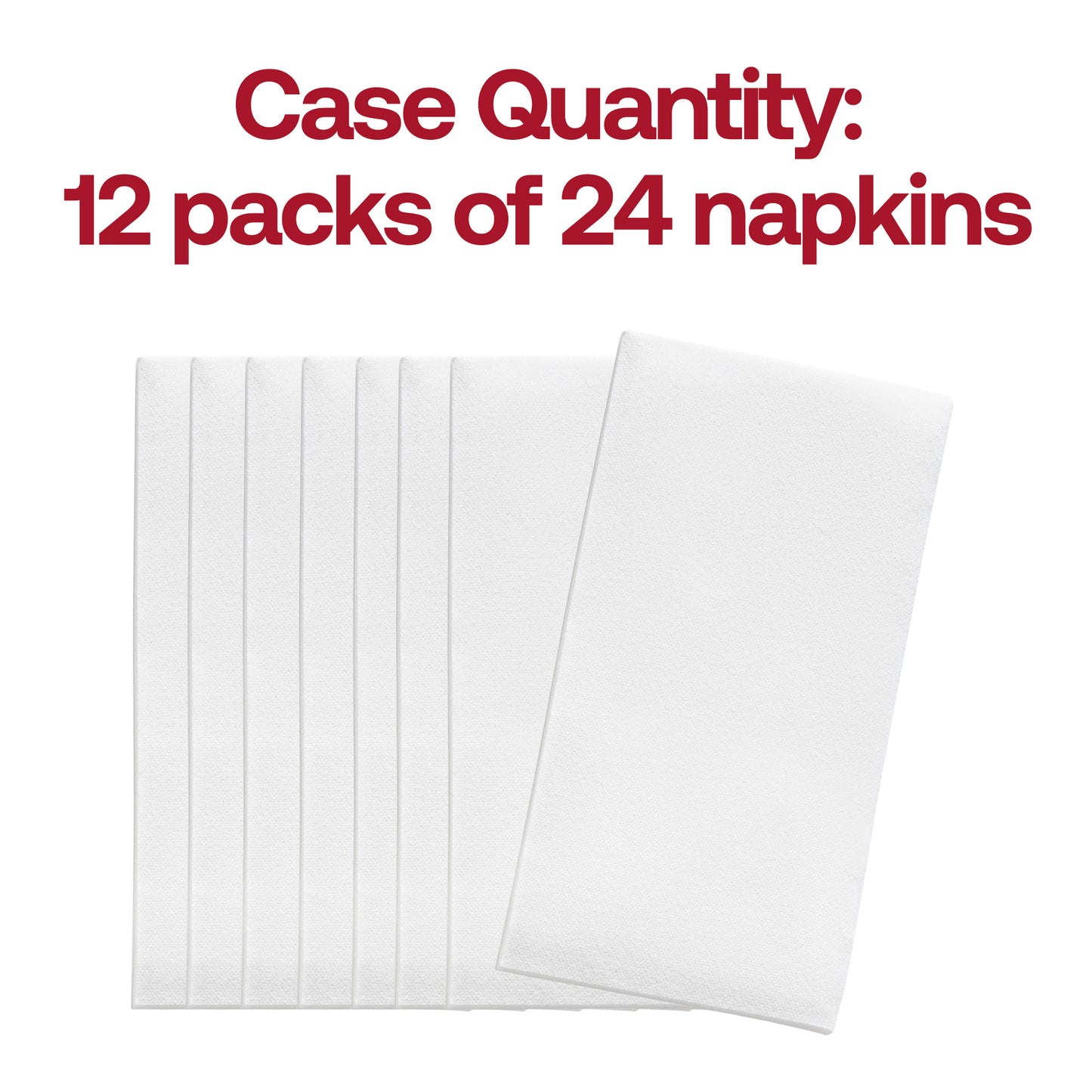 White Premium Linen-Like Paper Buffet Napkins