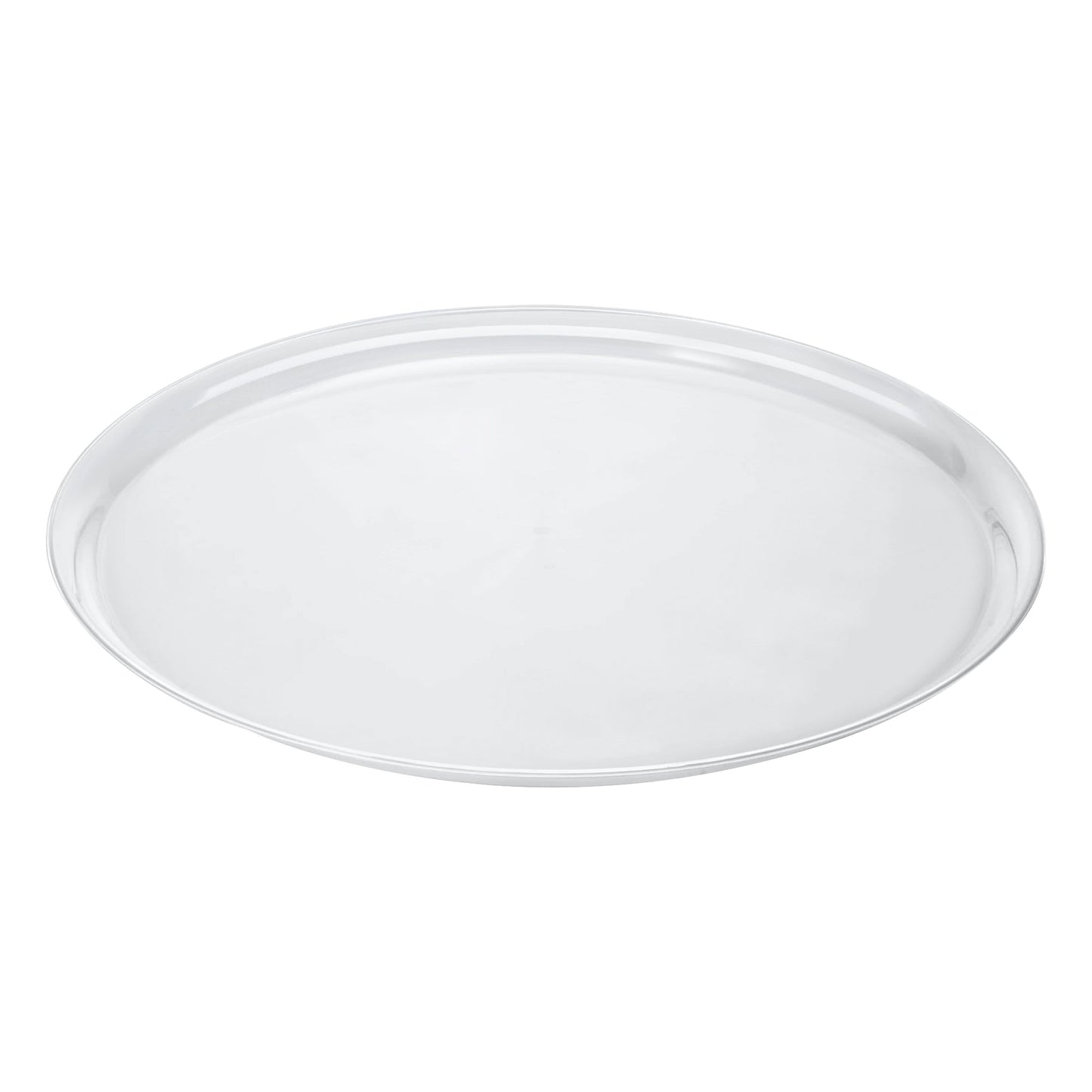 18" Clear Round Plastic Trays