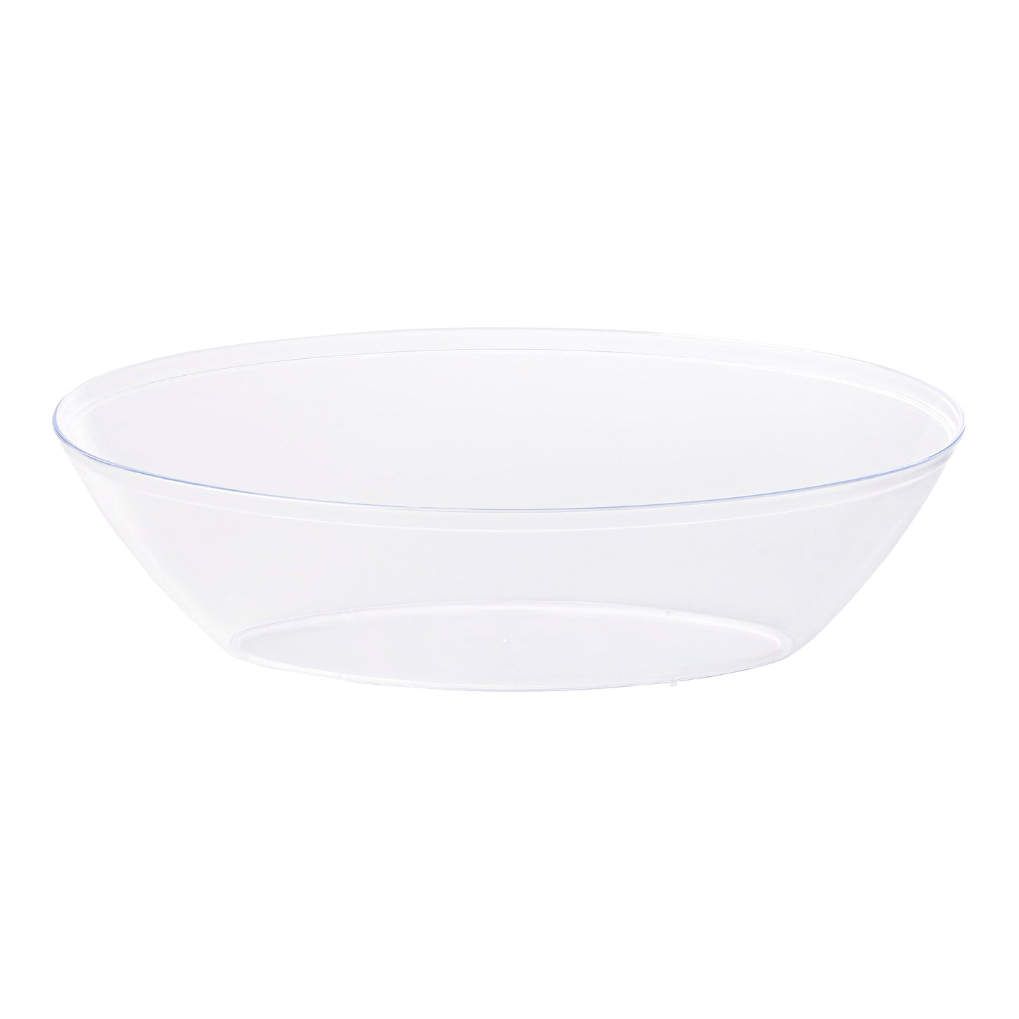 ½ Gallon Clear Oval Luau Bowl