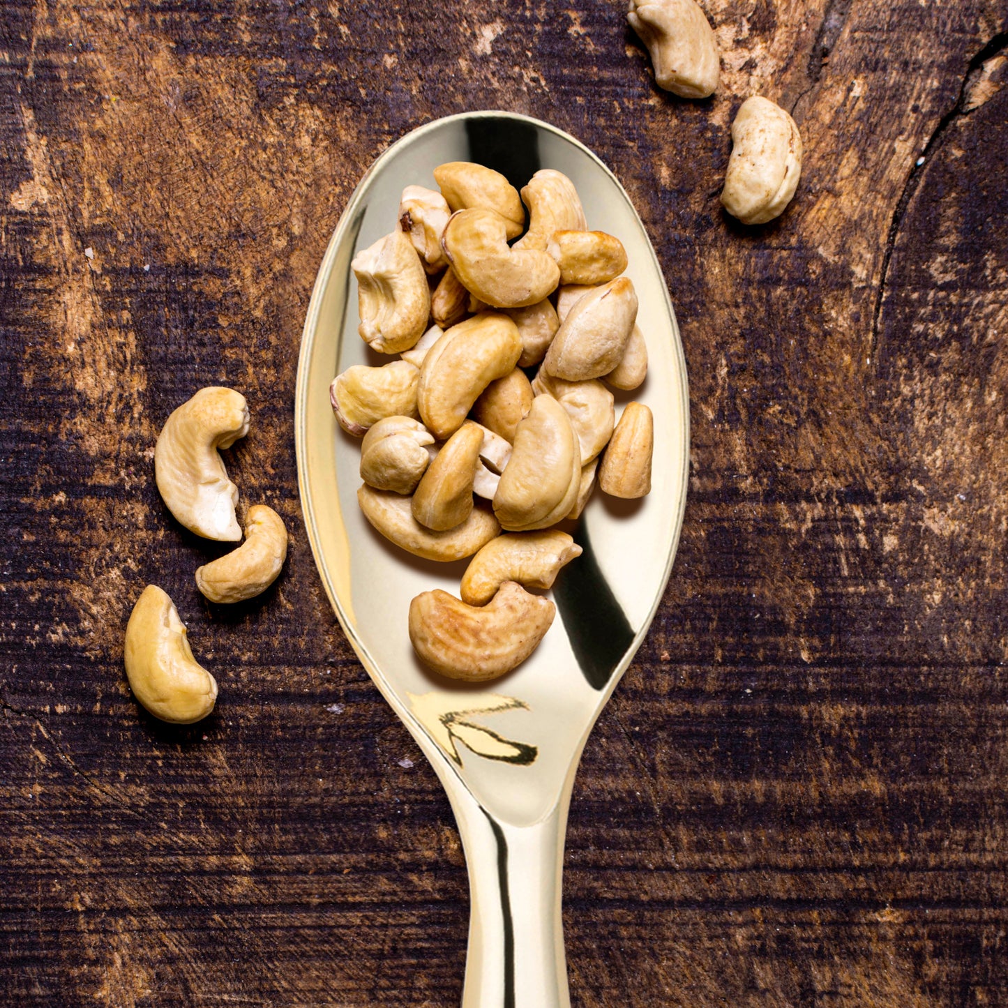 Gold Plastic Disposable Serving Spoons