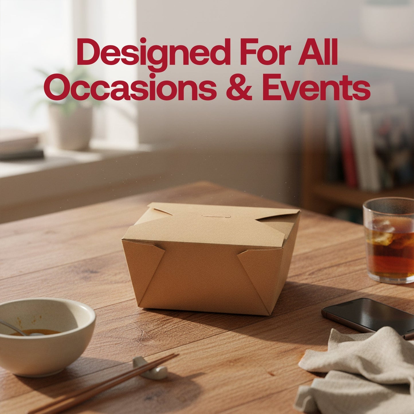 Kraft Folded Paper #1 Container