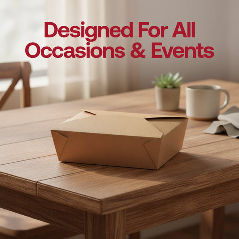 Kraft Folded Paper #3 Container