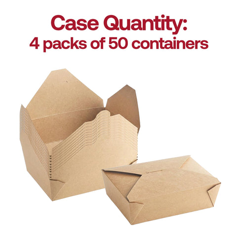 Kraft Folded Paper #3 Container