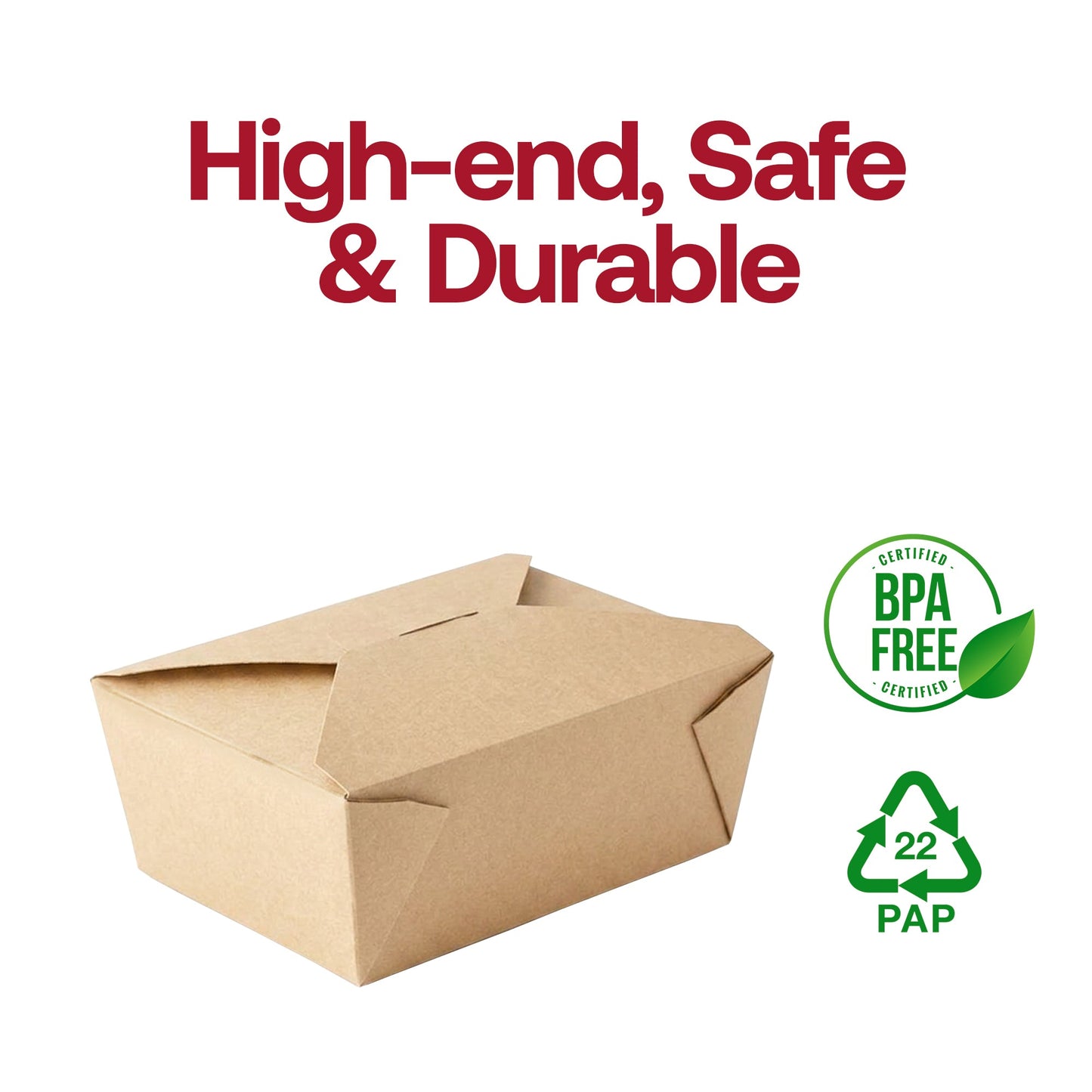 Kraft Folded Paper #4 Container