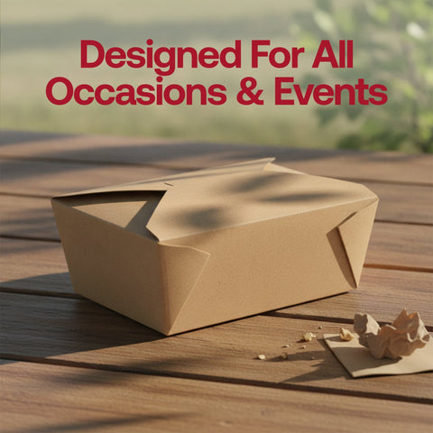 Kraft Folded Paper #4 Container