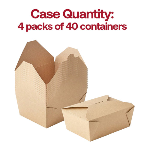 Kraft Folded Paper #4 Container