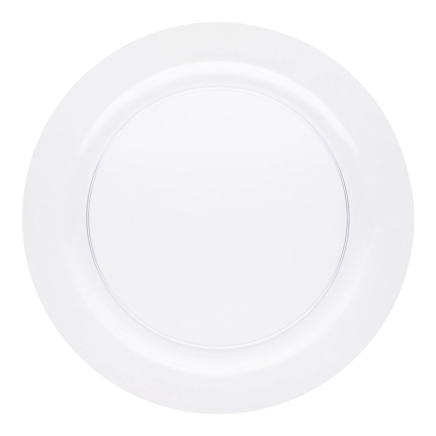 Clear Economy Round Plastic Pastry Plates (6.25")