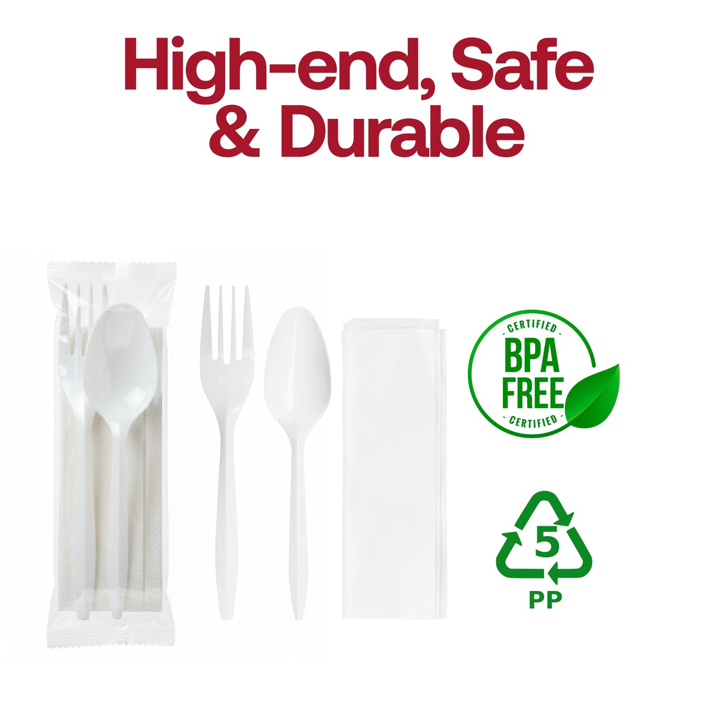 MW Cutlery Kit - Fork, Teaspoon and Napkin
