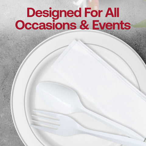 MW Cutlery Kit - Fork, Teaspoon and Napkin