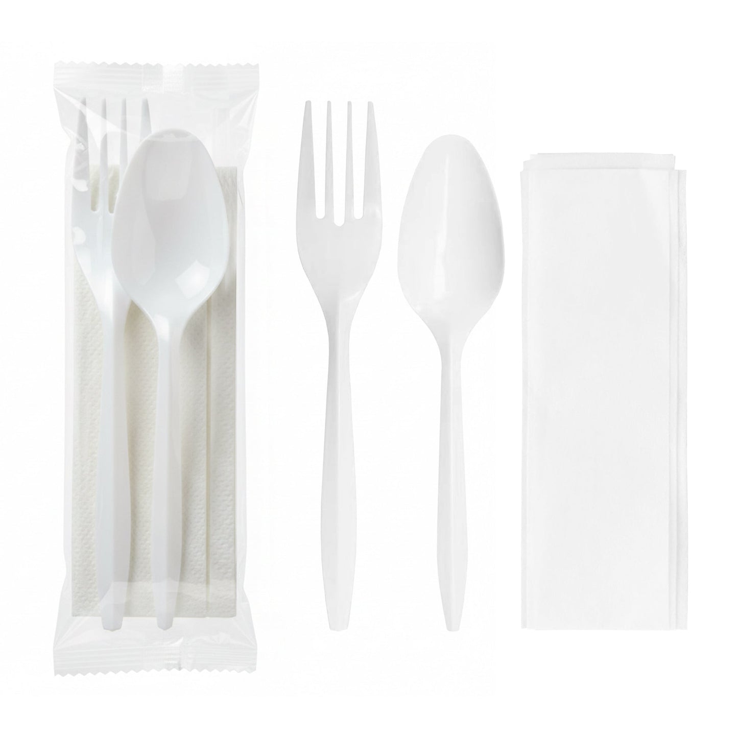 MW Cutlery Kit - Fork, Teaspoon and Napkin