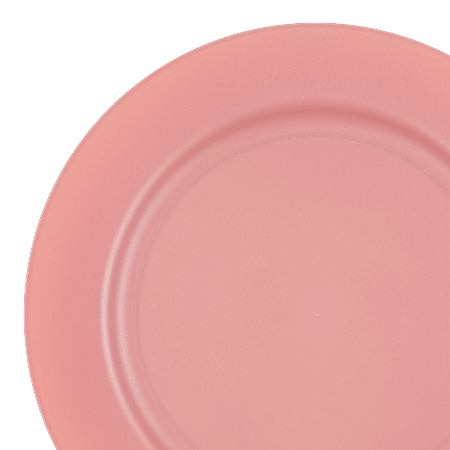 Matte Fuchsia Round Plastic Dinner Plates (10") | The Kaya Collection