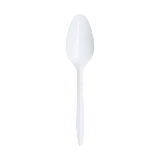 Medium Weight Disposable Plastic Teaspoons