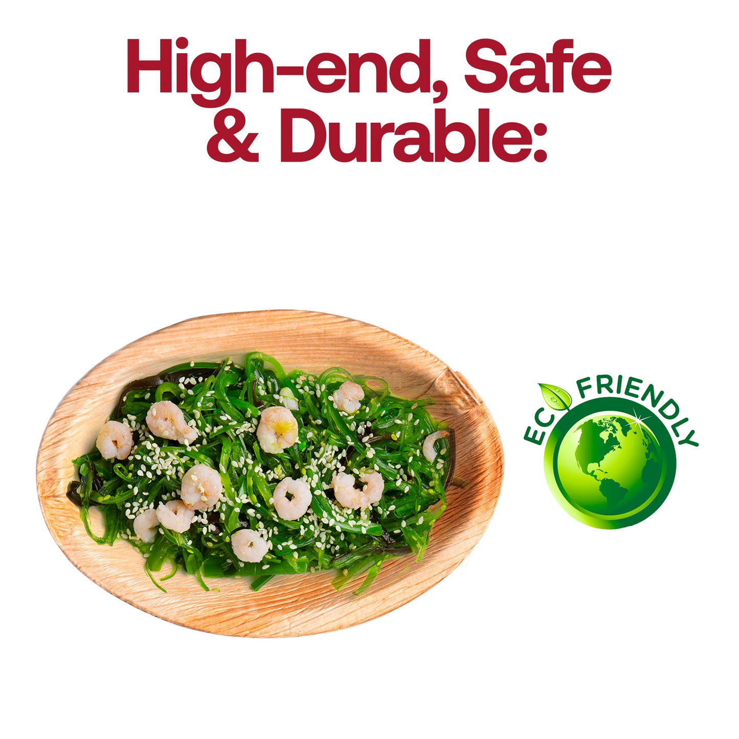 Oval Palm Leaf Eco Friendly Bowls (3.5 oz.)