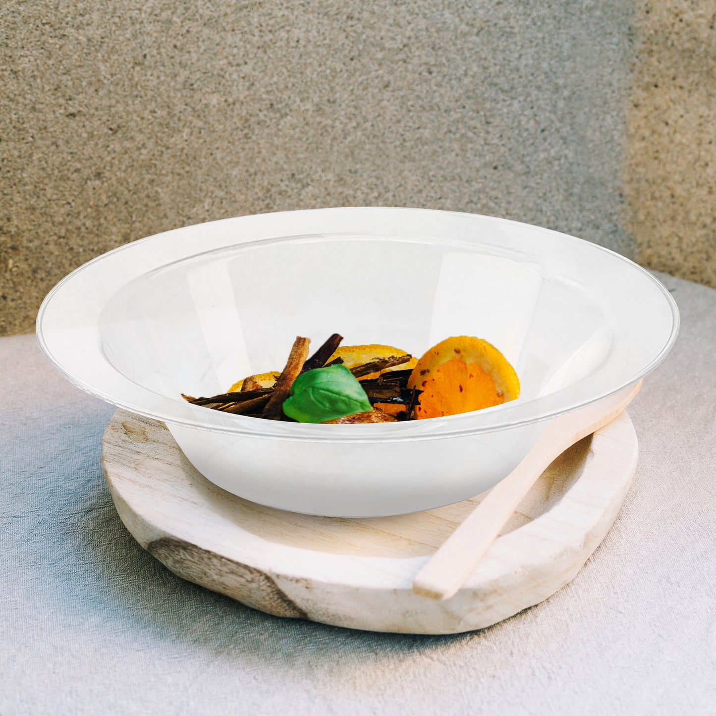 Clear Economy Round Plastic Dessert Bowls (5 oz.)