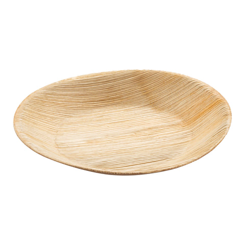 Round Palm Leaf Eco Friendly Compostable Salad Plates (7