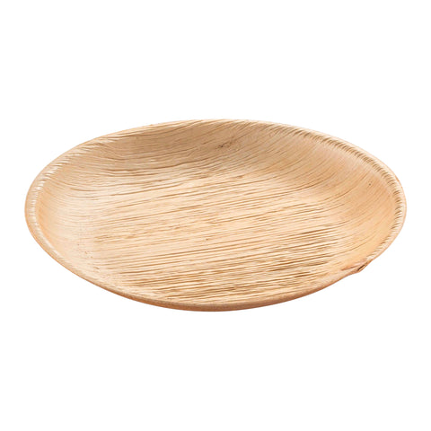 Round Palm Leaf Eco Friendly Salad Plates (8
