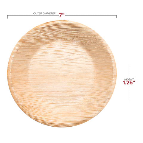 Round Palm Leaf Disposable Eco-Friendly Soup Bowls (13 oz.)