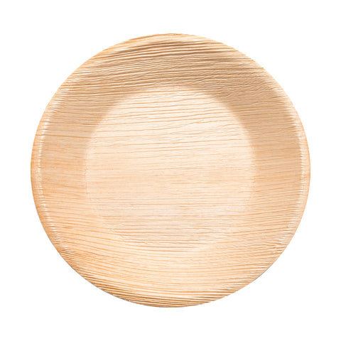 Round Palm Leaf Disposable Eco-Friendly Soup Bowls (13 oz.)