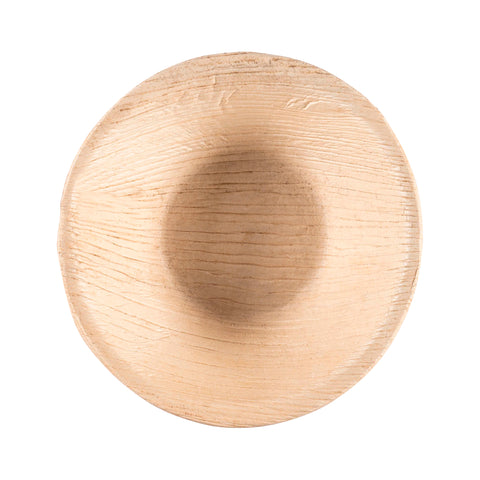 Round Palm Leaf Disposable Eco Friendly Soup Bowls (8 oz.)