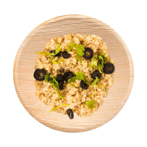 Round Palm Leaf Disposable Eco-Friendly Soup Bowls (13 oz.)