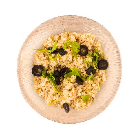 Round Palm Leaf Disposable Eco Friendly Soup Bowls (8 oz.)